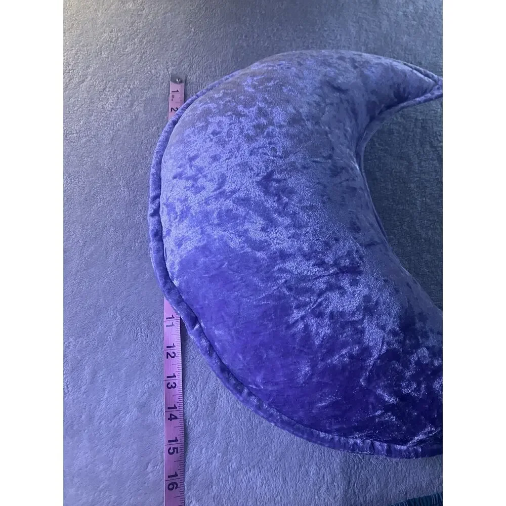 Crescent Moon Pillow Decorative Whimsigoth Plush